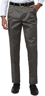 Peter England Men's Polyester Blend Chino Pants