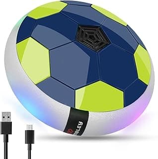 Wembley Hover Football for Kids| Electric Soccer Ball Floating Air| Engaging Indoor Game for Kids | Birthday Gift for Boys| Advanced & Rechargeable Hover Ball Game (Blue)