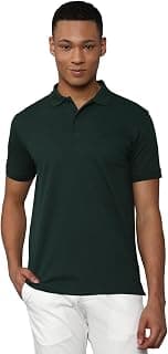 Allen Solly Men's Cotton Solid Regular Fit T-Shirt