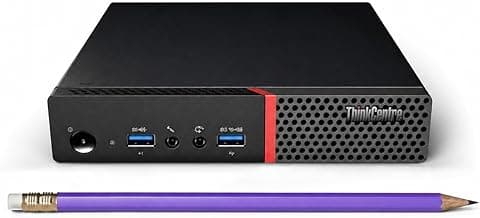 ThinkCentre M-Series Tiny Desktop PC | i5 | 6th Gen | 8GB RAM | 256GB SSD | Win 11 Pro | MS Office | with 5g 2.4Ghz/5Ghz WiFi Dongle