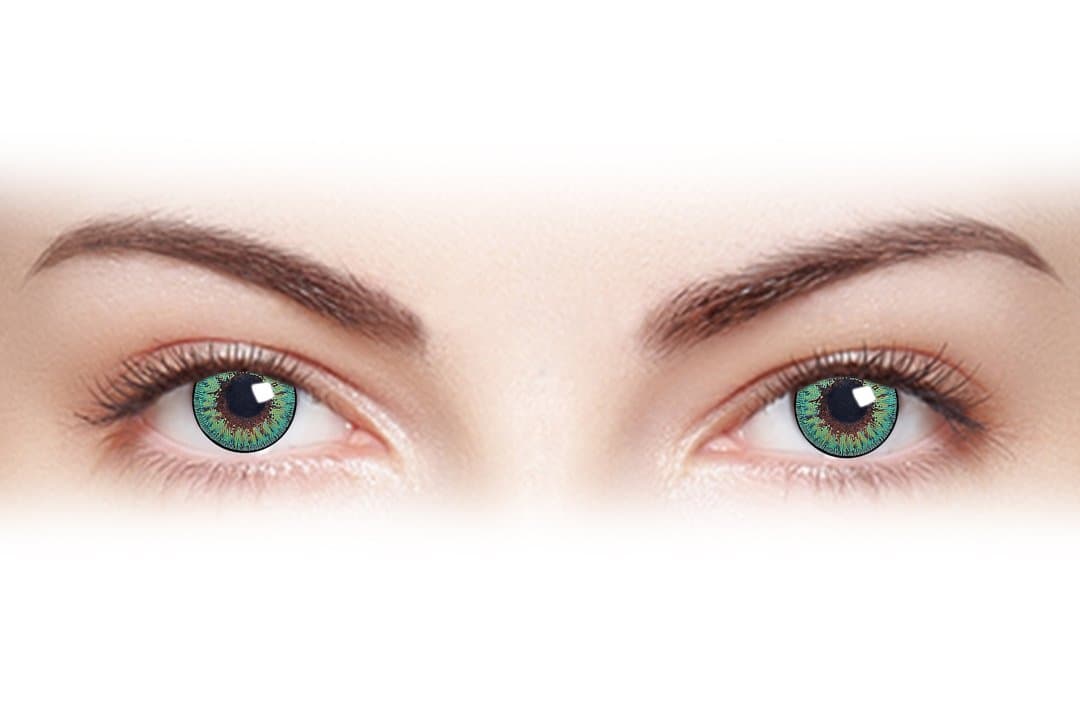 Tropical Daily Contact Lens - 12 Units (Dark Green)
