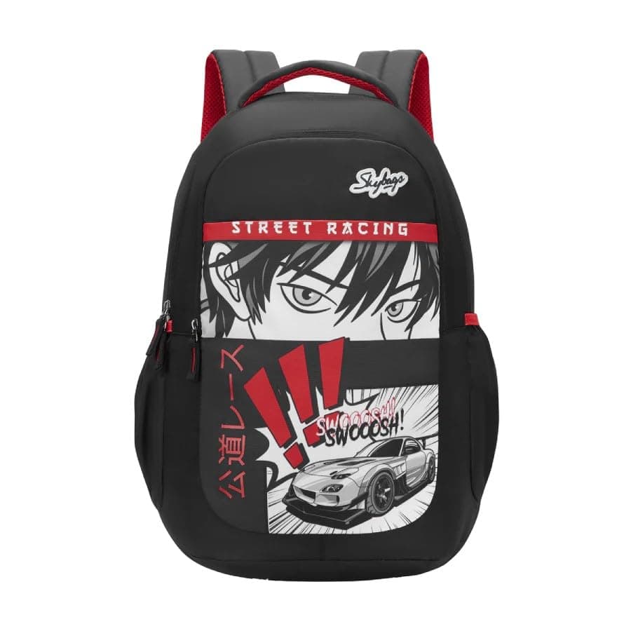Skybags KYRO RC 01 SCBP SWOOSH Large 36 L Backpack in Red Black