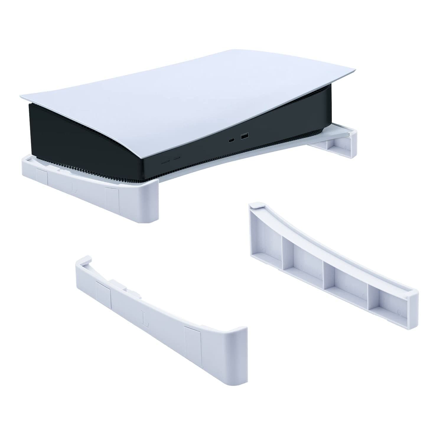 New World Horizontal Base Stand for PS5 DE/UHD Gaming Console for PS5 Fat Model