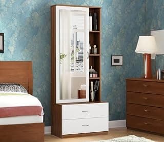 Dressing Table with Mirror and Storage for Bedroom/Dresser