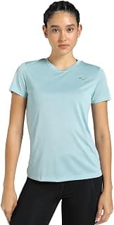 PUMA Women's Solid Regular Fit Tees