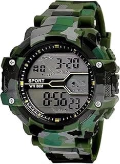 Brajin Brajin Military Watches for Men Sport Work Digital Wrist Watch for Men's - Women | Boy's - Girl's (Army Green)