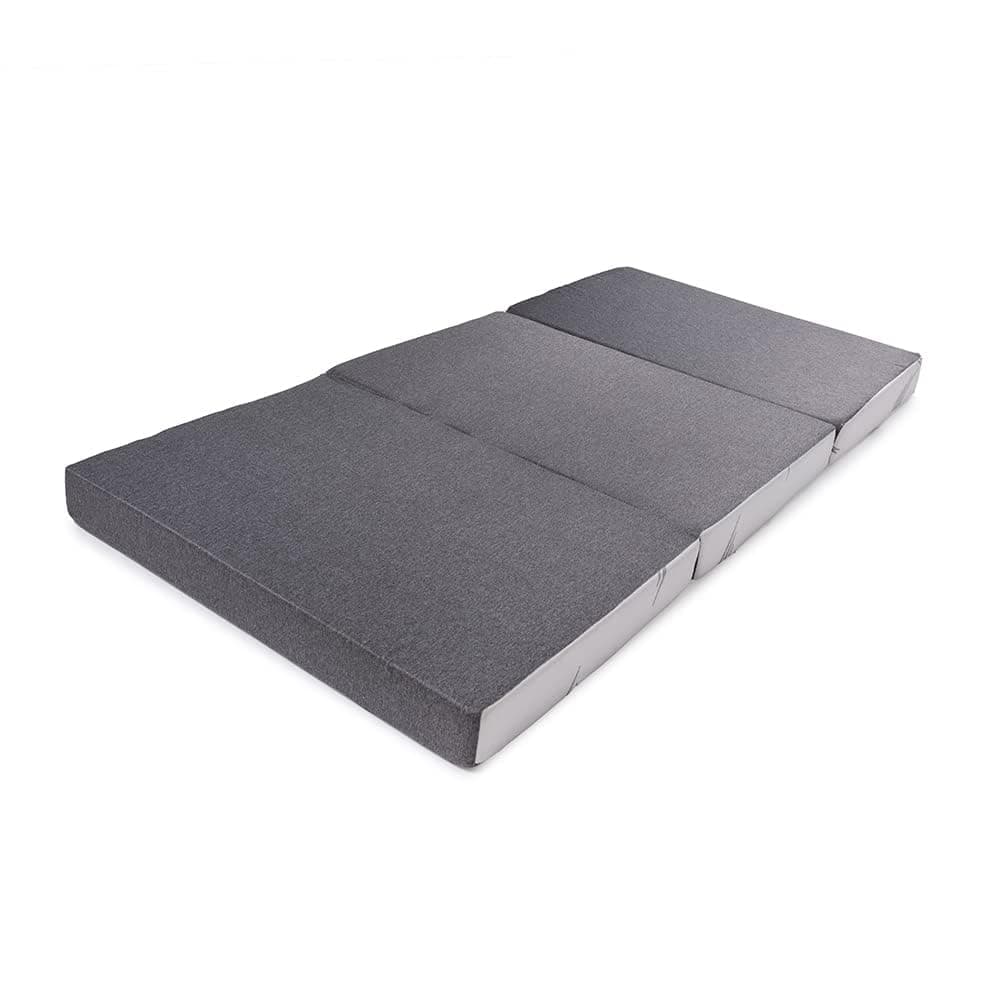 Wakefit Trifold HR Foam Mattress | 5 Years Warranty | Folding Mattress with Removable Cover | 4-Inch | Single Size (72x36x4 Inches, Medium Firm)