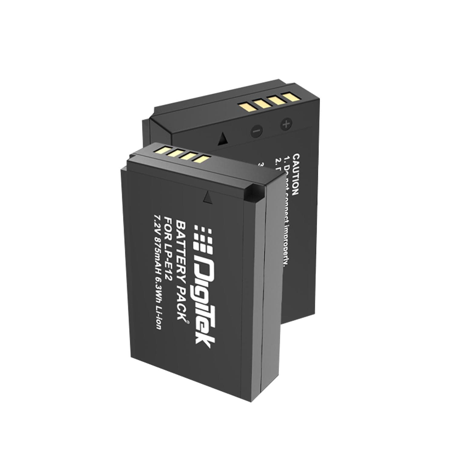 DIGITEK® (LP E12) Lithium-ion Rechargeable Battery Pack for DSLR Camera, Compatibility - EOS M Series, 100D, Kiss M, Kiss X7, Rebel SL1, Power Shot SX70 HS