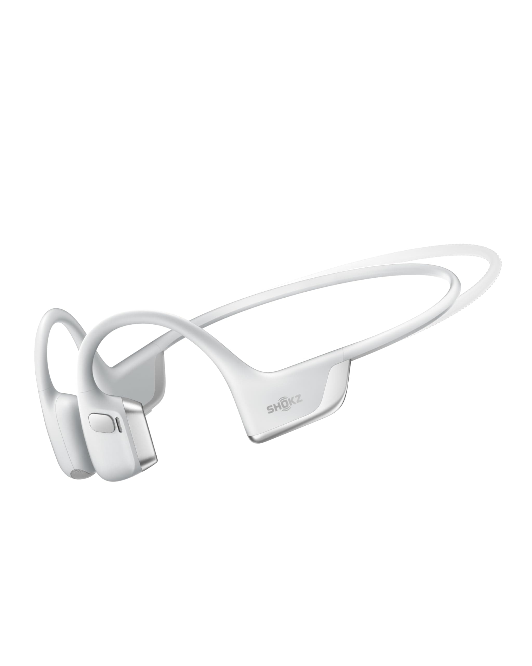 SHOKZ Openrun Pro 2 Mini Bone Conduction Sport Headphones, Open Ear Wireless Earphones With Bluetooth 5.3, Noise Cancelling Mics, IP55 Waterproof, 12H Playtime For Running, USB-C Quick Charge (Silver)