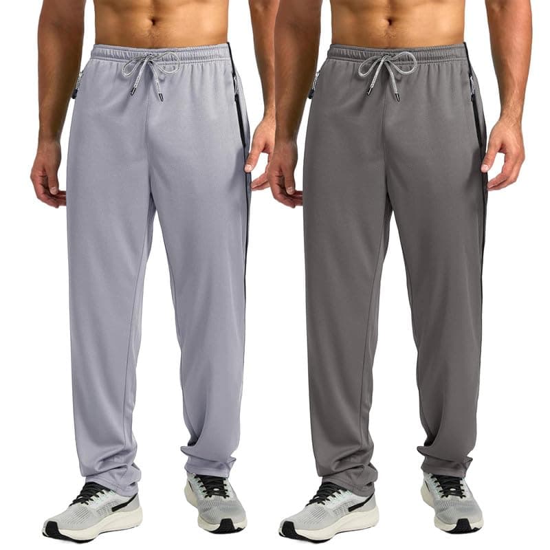 Pinkmint Men’s Cotton Comfort Fit Drawstring Track Pants with Side Pockets | Relaxed Fit | Men’s Cotton Joggers