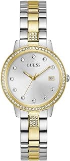 GUESS Analog Watch for Women with Round Dial & Water Resistant Women's Wrist Watches