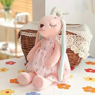 SCOOBA Super Soft Korean Quality Frock Dress Rabbit 35cm Pack of 1 Random Color Will be Send