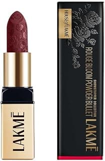 LAKMÉ Rouge Bloom Powder Matte Bullet Plum Garden-208-4gm
