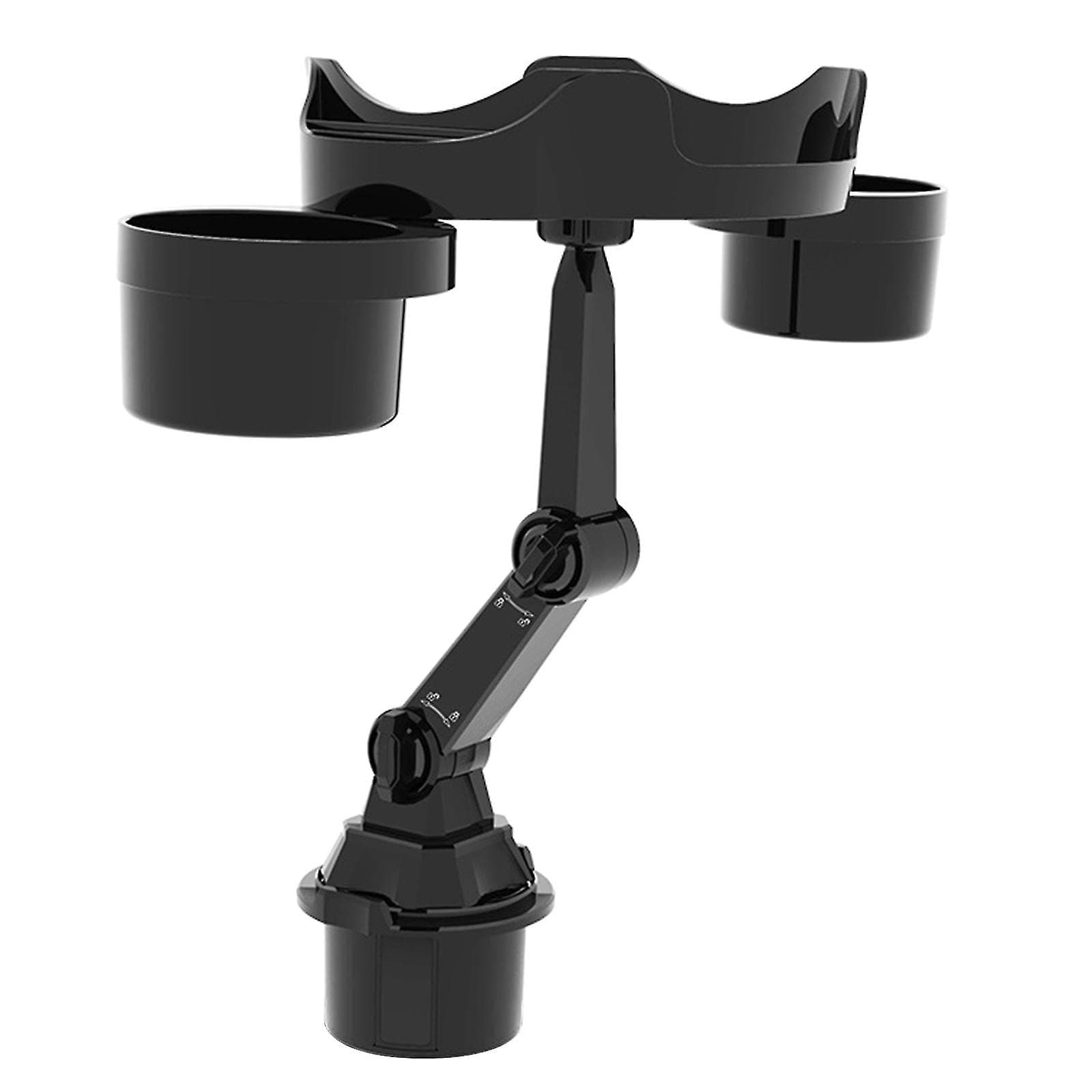 Jolfay Car Cup Holder, 360 Degree Multifunctional Car Cup Holder Table Holder with Tray and Mobile Phone Holder, Universal Cup Holder for Water Bottles, Drinks, Snack Fries