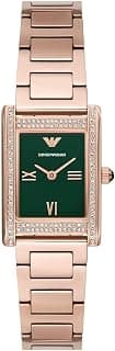 Emporio Armani(エンポリオアルマーニ) Analog Green Dial Stainless Steel Women's Watch AR-11641