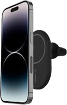 Belkin Magnetic Wireless Car Charger, 10W with Magsafe Compatible Devices for iPhone 13,12, Pro Max, Pro, Mini, Black