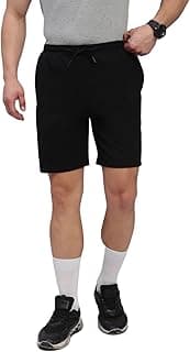 Lux Cozi Men's Cotton Regular Fit Solid Shorts with Side Pockets | Shorts for Men | Pack of 1