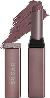 SUGAR Cosmetics Mettle Satin Lipstick | Highly Pigmented & Silky Matte Finish | Creamy Texture | Mango Butter Infused | 2.2 gm - 07 Gabriella (Soft Dusty Nude/Nude Pink)