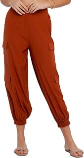 Zink London Women's Brown Solid Fitted Trouser