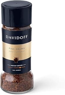 Davidoff Fine Aroma Instant Coffee 100% Arabica 7/12 Intensity, 90g, Glass Bottle