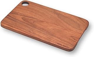 Vesta Homes Wooden Chopping Board, Cutting Board, Serving Platter for Kitchen Vegetables, Fruits & Cheese | Natural Acacia Wood | 35x21.5x1.5 cms | Handmade |(Osaka Cutting Board)