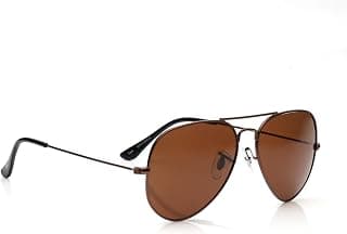 Fastrack Tees Brown Aviator Sunglasses for unisex