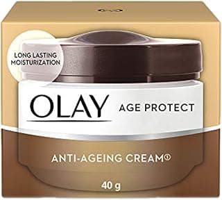 Olay Age Protect |with Salicylic Acid, Aloe Vera Extract, BHA |Stimulates skin's renewal process, gives radiant, younger looking skin |Suitable for Normal, Dry, Oily & Combination skin |40 gm