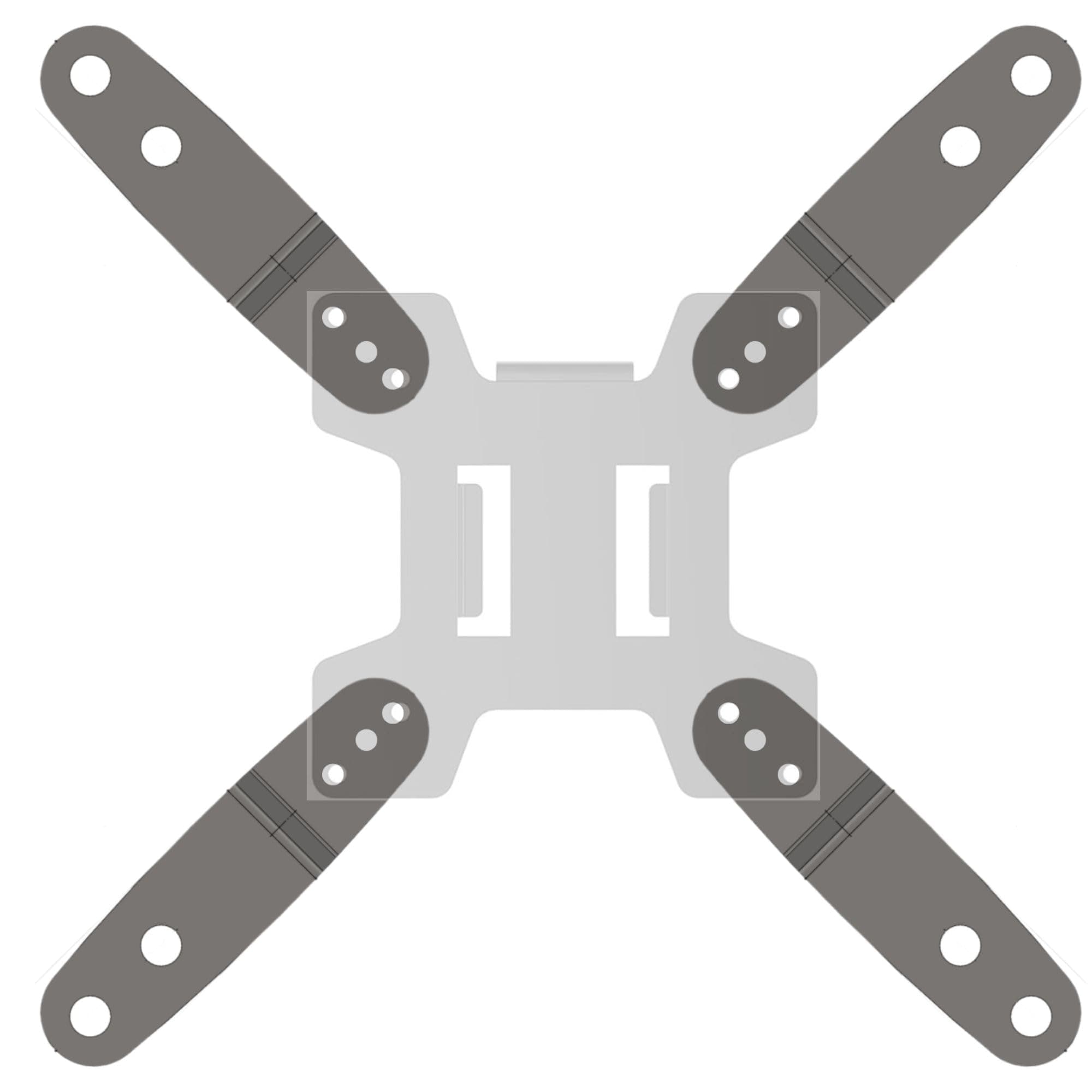 Mounting VESA Extender with Screw Kit for TV & Monitors 100x100 mm to 200X200 mm, 100x200 mm, 200x100 mm