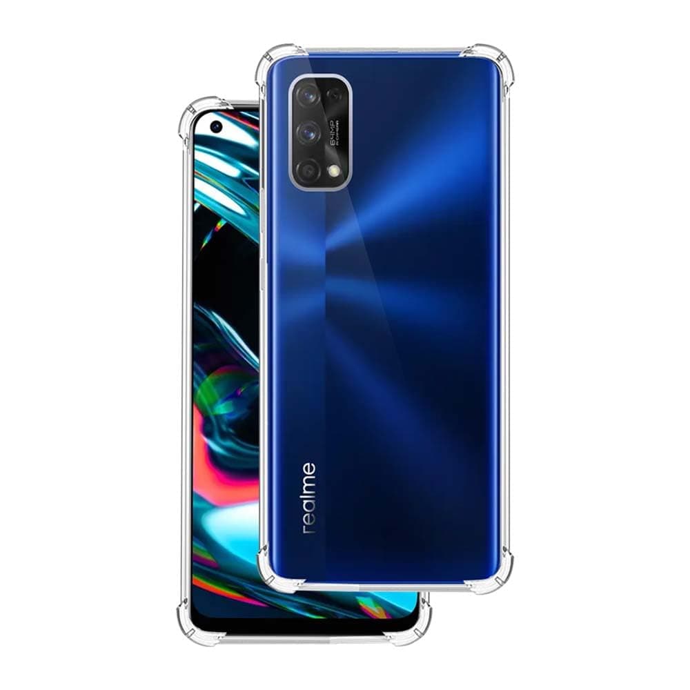 7SEVEN® Back Cover for Realme 7 Pro Transparent Mobile Back Case Shock Proof Design Camera Edges Protection Crystal Clear Phone Case Silicon Soft TPU and Flexible Bumper Phone Cover