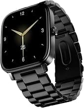 Noise Quad Call 1.81" Display, Bluetooth Calling Smart Watch, AI Voice Assistance, 160+Hrs Battery Life, Metallic Build, in-Built Games, 100 Sports Modes, 100+ Watch Faces, 5 Watts (Elite Black)