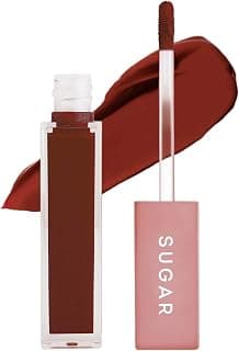 SUGAR Cosmetics Mettle Matte Liquid Lipstick For Women | Highly Pigmented | Transferproof & Long Lasting |7Ml - 11 Rigel (Rusty Orange)