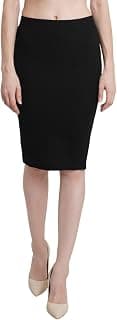 POPWINGS Casual Printed Pencil Skirt for Women|| Latest Stylish Pencil Skirt for Women || Western Women Pencil Skirt for Summer || Printed Above Knee-Length Skirt for Women
