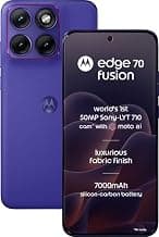 Motorola Edge 70 Fusion 5G (Pantone Orient Blue, 8GB RAM, 256GB Storage) | AI Features | 6.78-inch 144Hz AMOLED | Snapdragon 7s Gen 4 | 50MP + 13MP Camera | 32MP Selfie | 7000mAh | 68W TurboPower
