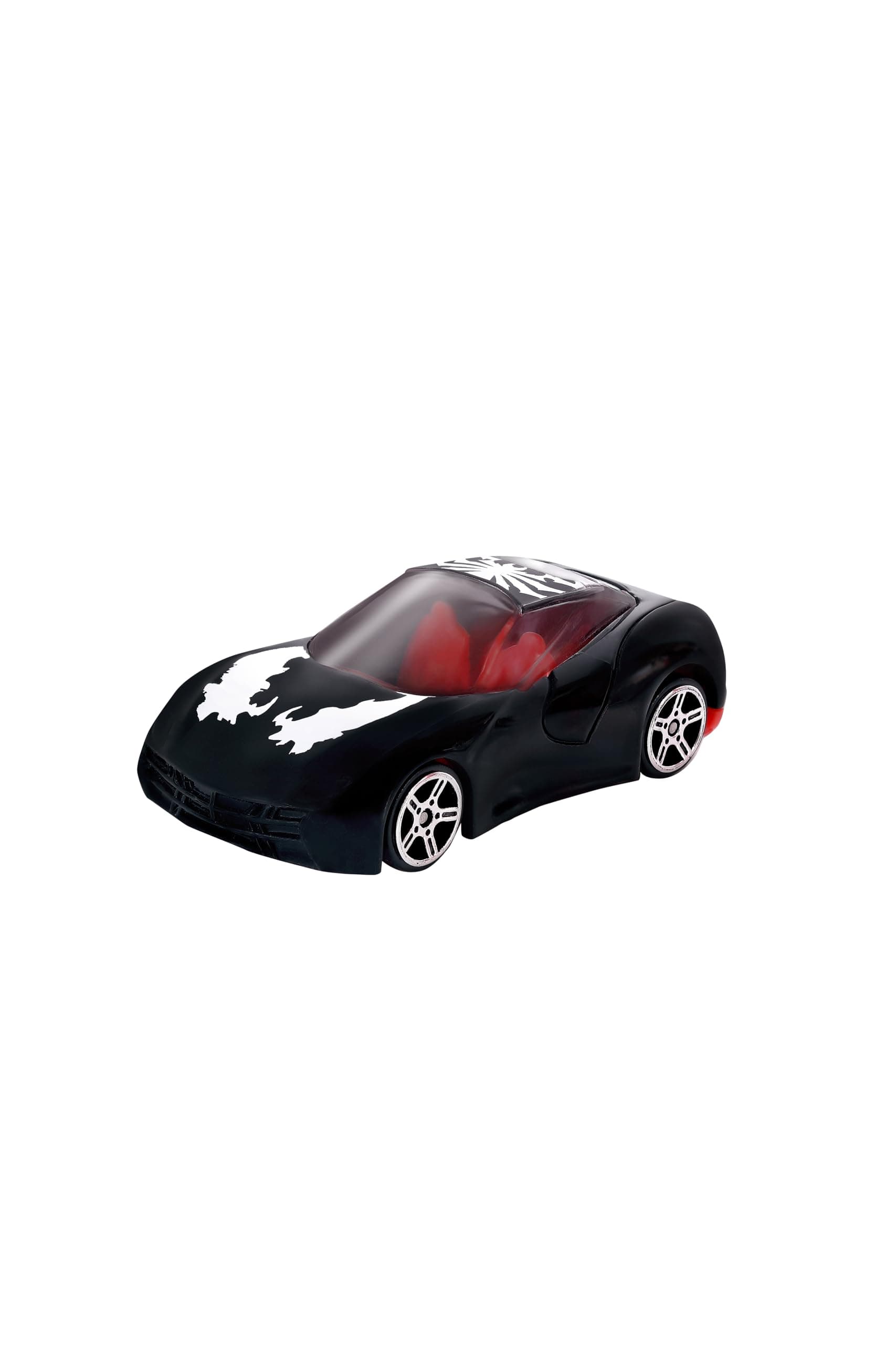 Marvel Go Collection | Knight Speed | Venom | 1:64 Diecast Toy Car | Ages 3 and Up | Collect Them All, Black