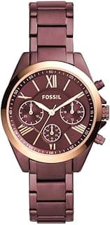 Fossil Fossil Modern Courier Analog Red Dial and Band Women's Stainless Steel Watch-BQ3281