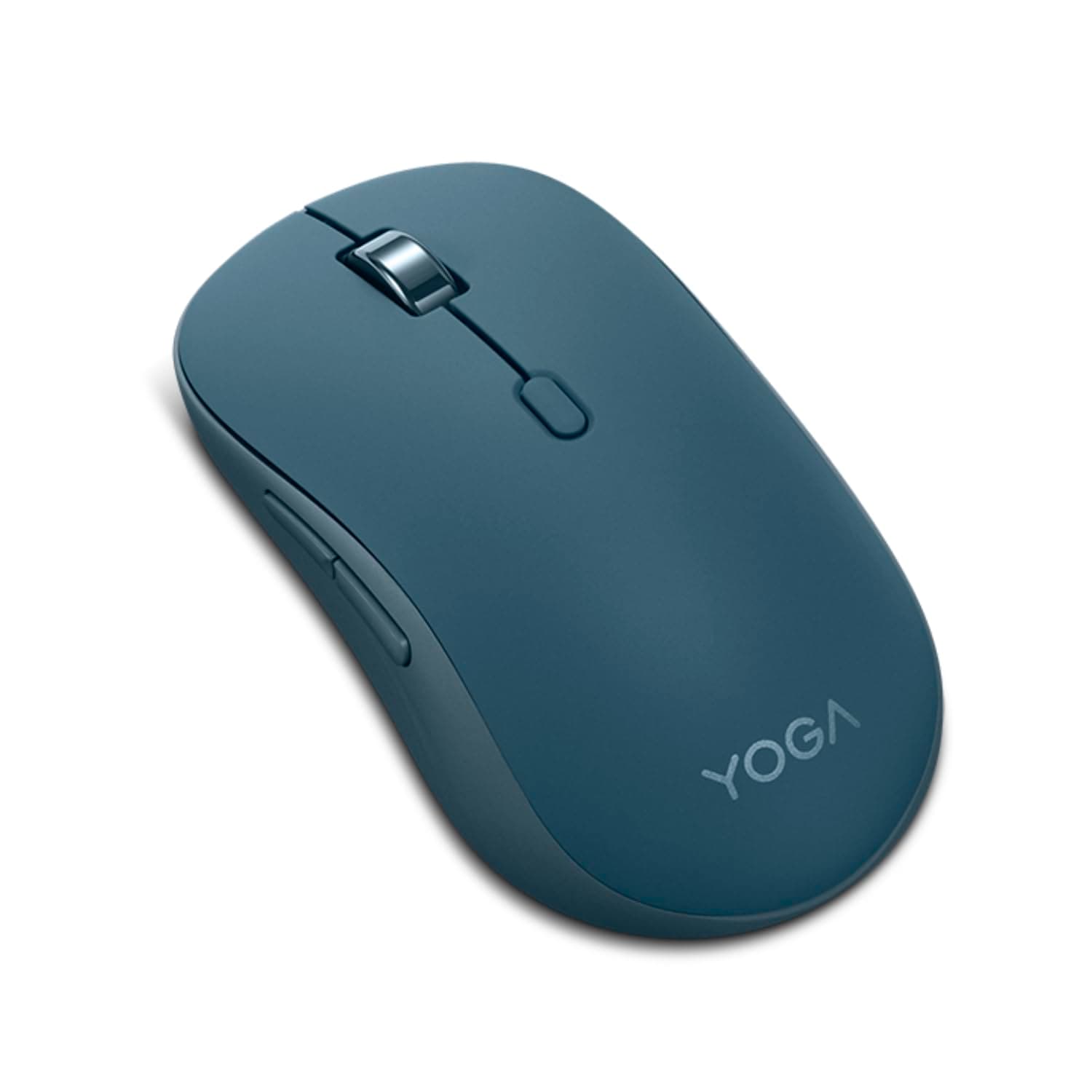 Lenovo Yoga Bluetooth Silent Mouse, 3 Level DPI Adjustment, 36 Month Battery Life, Bluetooth 5.3, 3 Device Paring, Whisper Quiet, Programmable Buttons, Smooth Finish, Tidal Teal