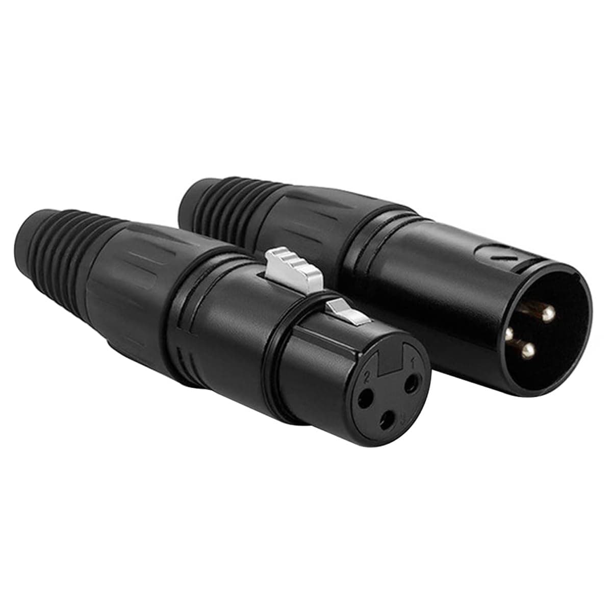 DEVICE OF URBAN INFOTECH XLR Connectors, 3 Pin Male & 3 Pin XLR Female Connector for Microphone Audio Socket for High Conductivity & Ultra-Low Noise Solder Connector (Pack of 2)