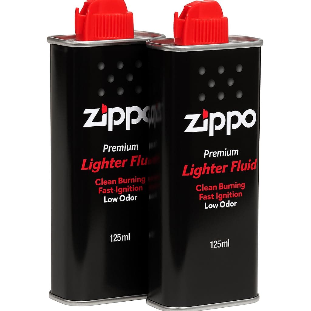 Zippo Metal Fluid,(125 ML * 2), Compatible for Fluid Lighters, Clean Burning,