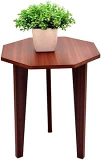 Dime Store Stool Bedside Table for Plant Stand and Table Decor (Brown) Engineered Wood
