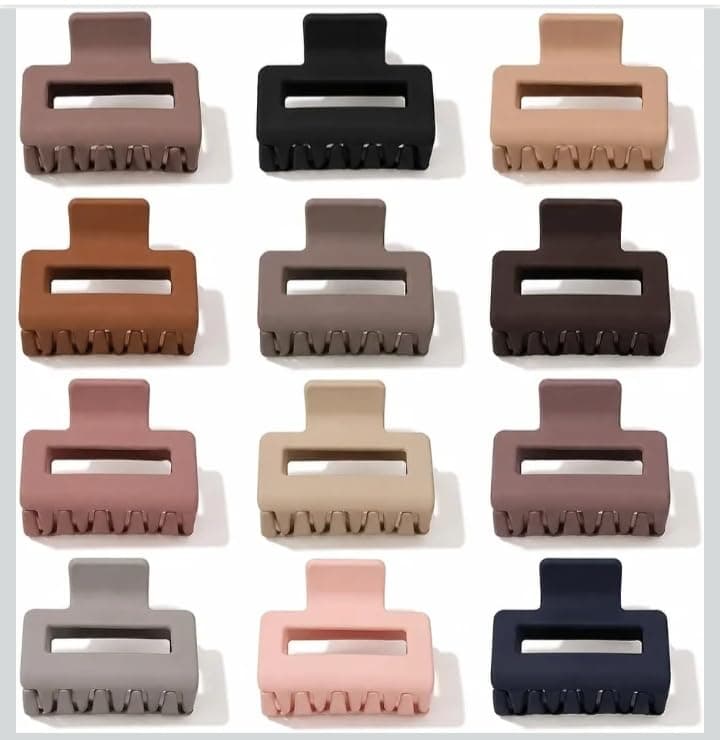 Diamond Craft hair clips for Kanjak gift items, kanya pujan gift items, pack of 12