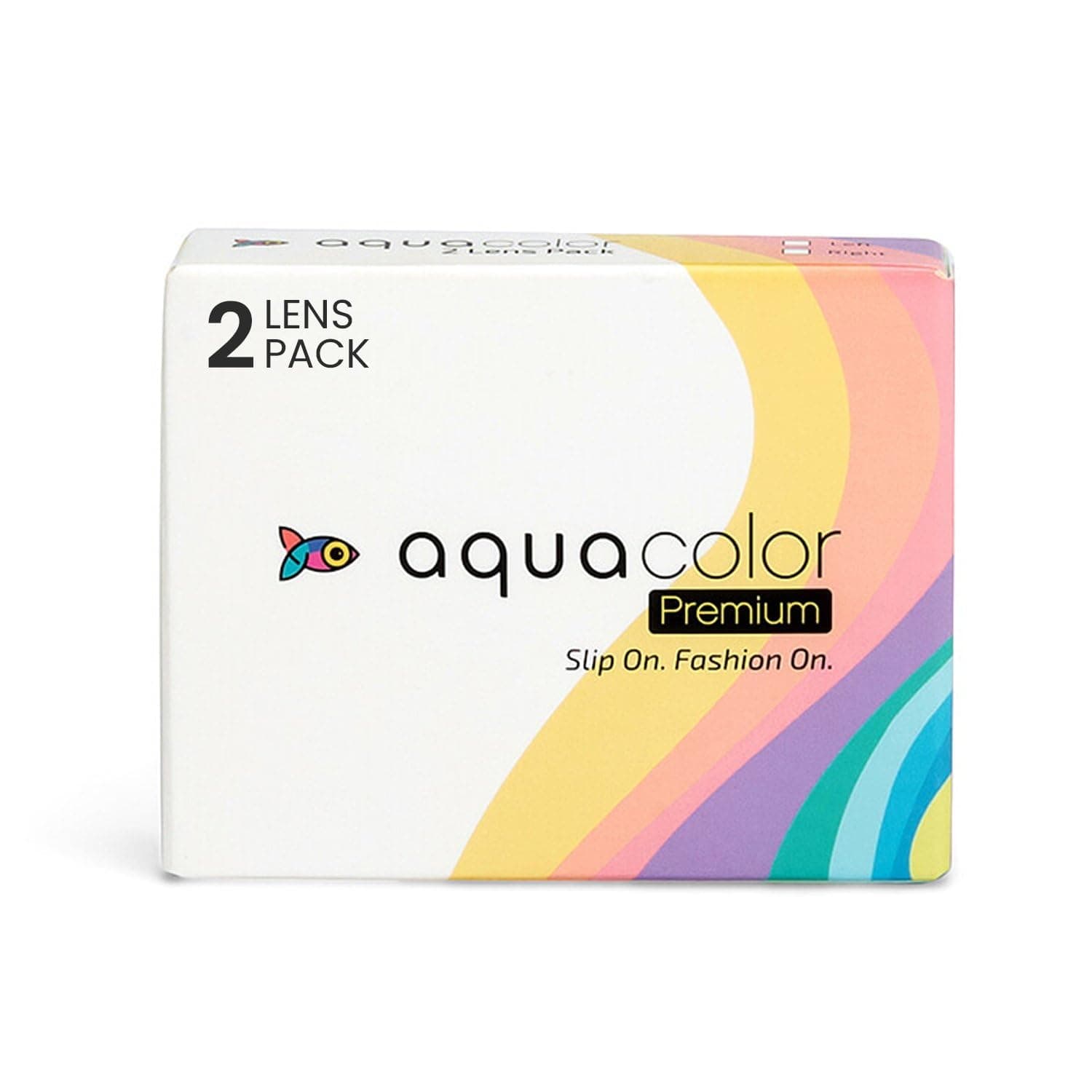 Aquacolor Monthly Disposable Colored Lenses with 0 Power - Mystery Hazel - (2 Lens/Box)