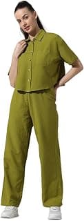 ONLY Women's Cotton Blend Loose Fit Shirt