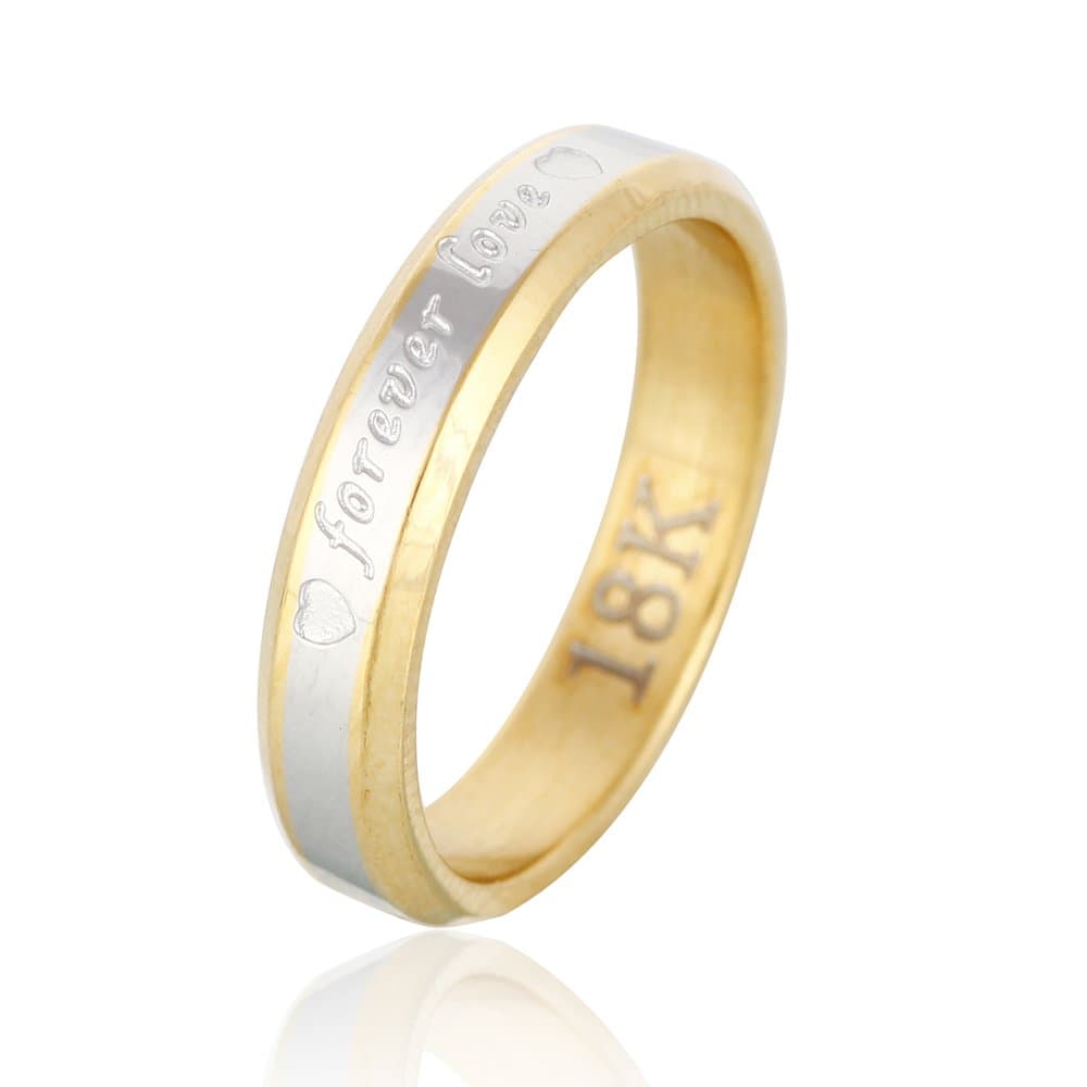 Aaishwarya Forever Love 18k Gold Plated Ring for Women & Girls | Anti-Tarnish
