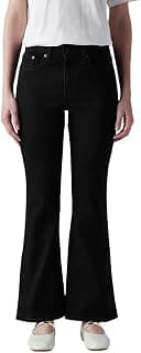 Levi's Women's 726 Black Flared fit high Rise Jeans