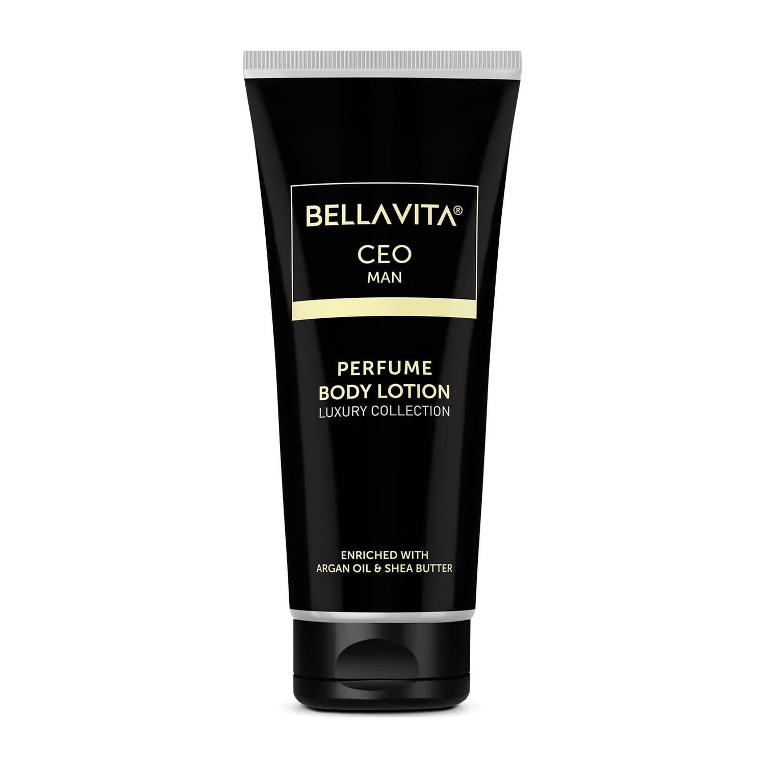 Bella Vita Luxury Intense CEO Man Body Perfume Lotion for Nourishing, Hydrating, Soft, Supple & Healthy Skin with Argan Oil & Shea Butter 200 Ml