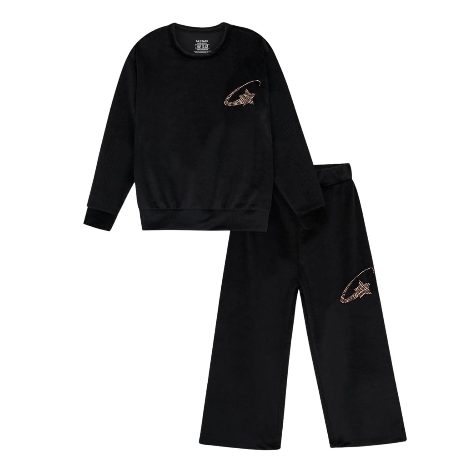 Nap Chief Kids Velvet Fleece Co ord Set for Boys & Girls, Sweatshirt & Joggers Clothing Set Premium Kids Wear