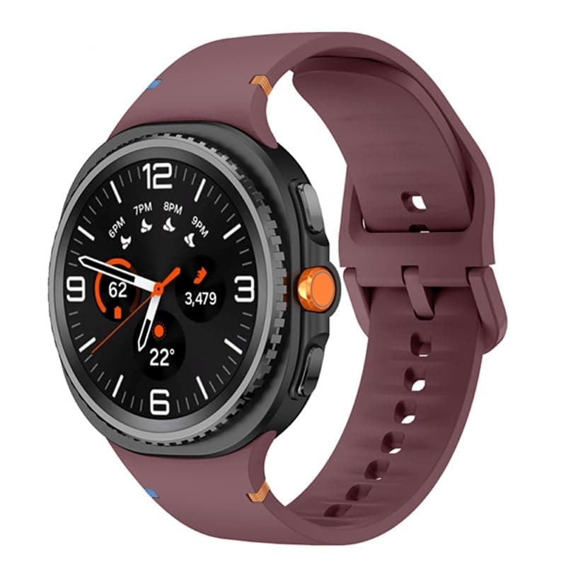 YODI Strap Bands Compatible With Samsung Galaxy Watch 8 40mm 44mm/Watch 8 Classic 46mm Band,silicone strap with stitching Design Wristband for Galaxy Watch 8/8 Classic Small/Large Size