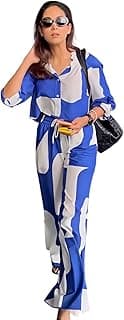 GRECIILOOKS Co Ord Set for Women | Ethnic Coord Sets for Women's Stylish | Festive Rayon Pant Set | Casual Style Full Sleeve Cord Sets | Summer Travel Outfit
