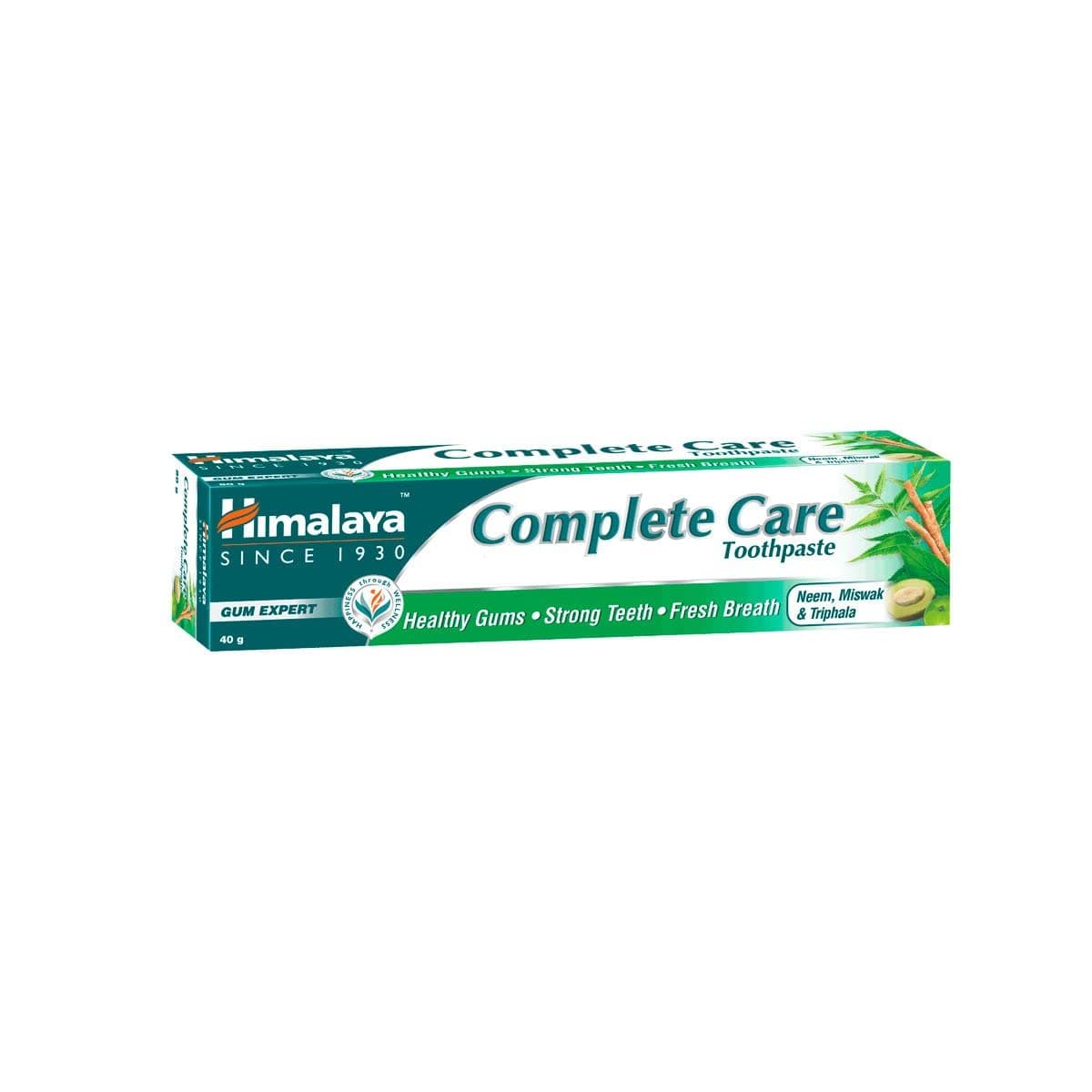 Himalaya Complete Care Toothpaste 300g (150g x 2, Pack of 2) | For Strong Teeth & Healthy Gums | With Neem, Miswak & Triphala | Herbal Formulation