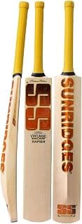 SS Vintage Rapier Kashmir Willow Cricket Bat – Vintage Series (Full Size Short Handle) with Bat Cover